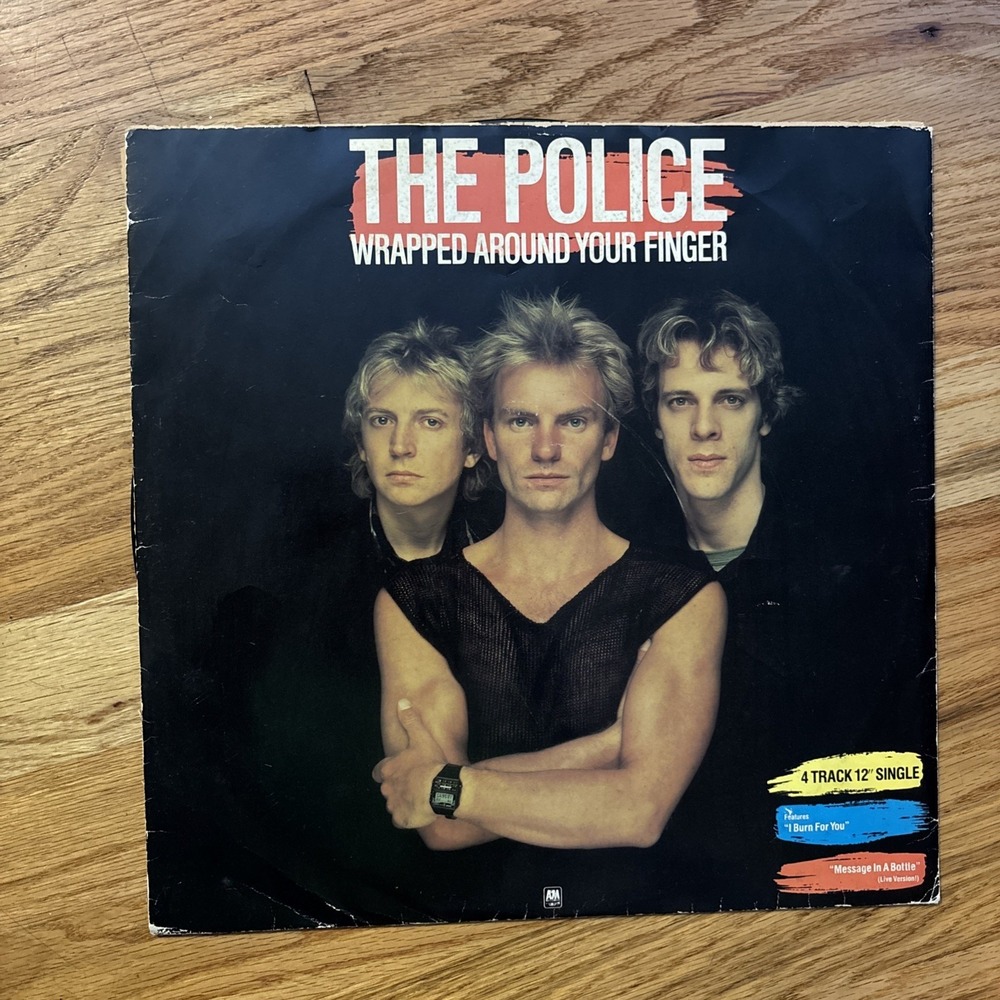 The Police Wrapped Around Your Finger Vinyl LP Record  1983 Near Mint (NM) 9701‎